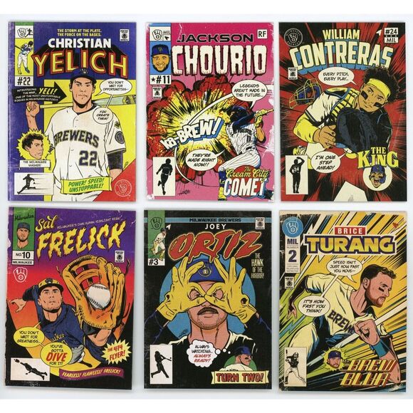 1st Edition Factory Sealed 2025 Milwaukee Brewers Police Team Set Wax Pack - Picture 3 of 4